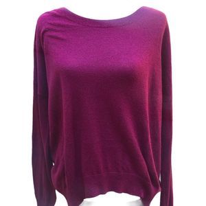 Mossimo Metallic Burgundy Sweater Women’s XL